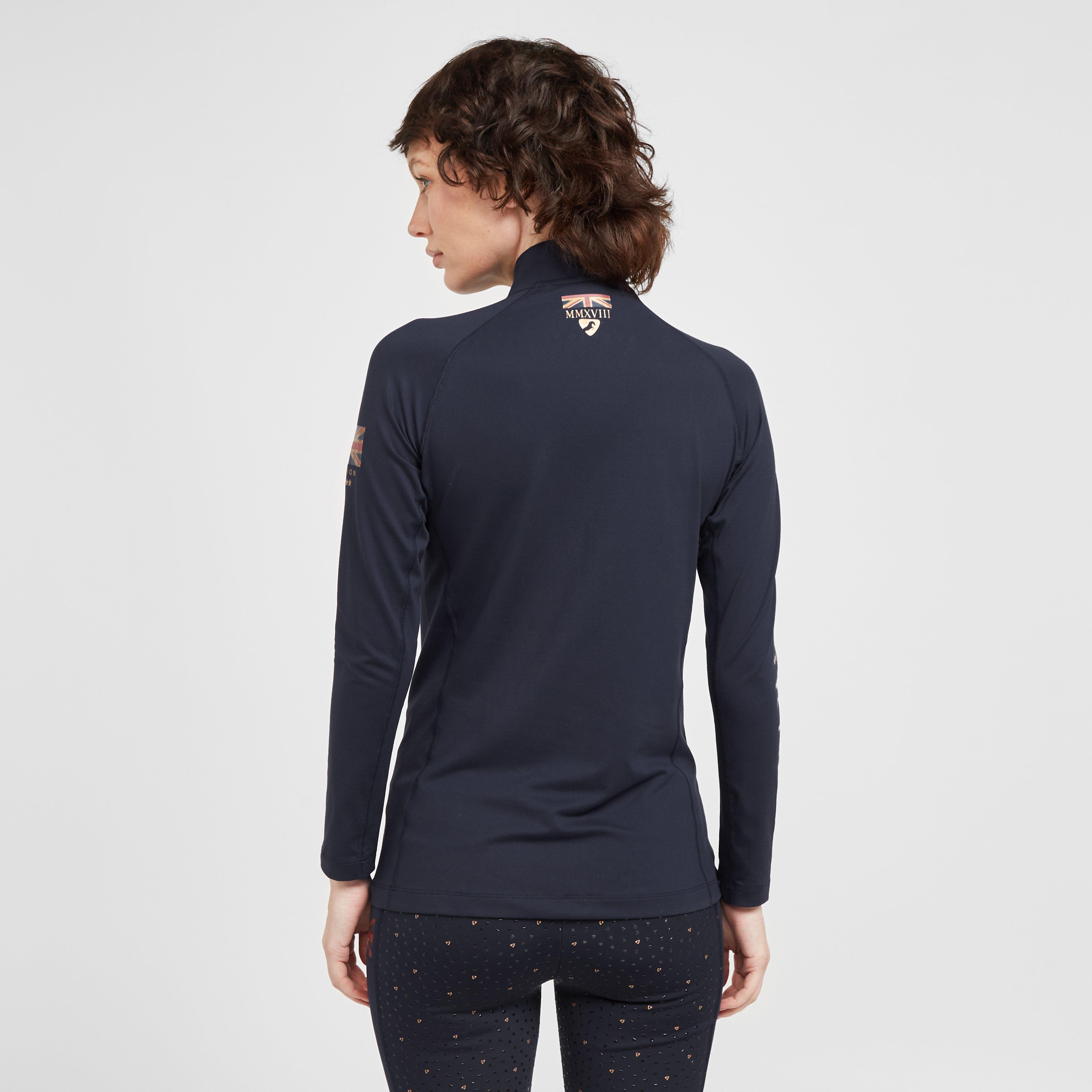 Womens Team Long Sleeve Base Layer Navy