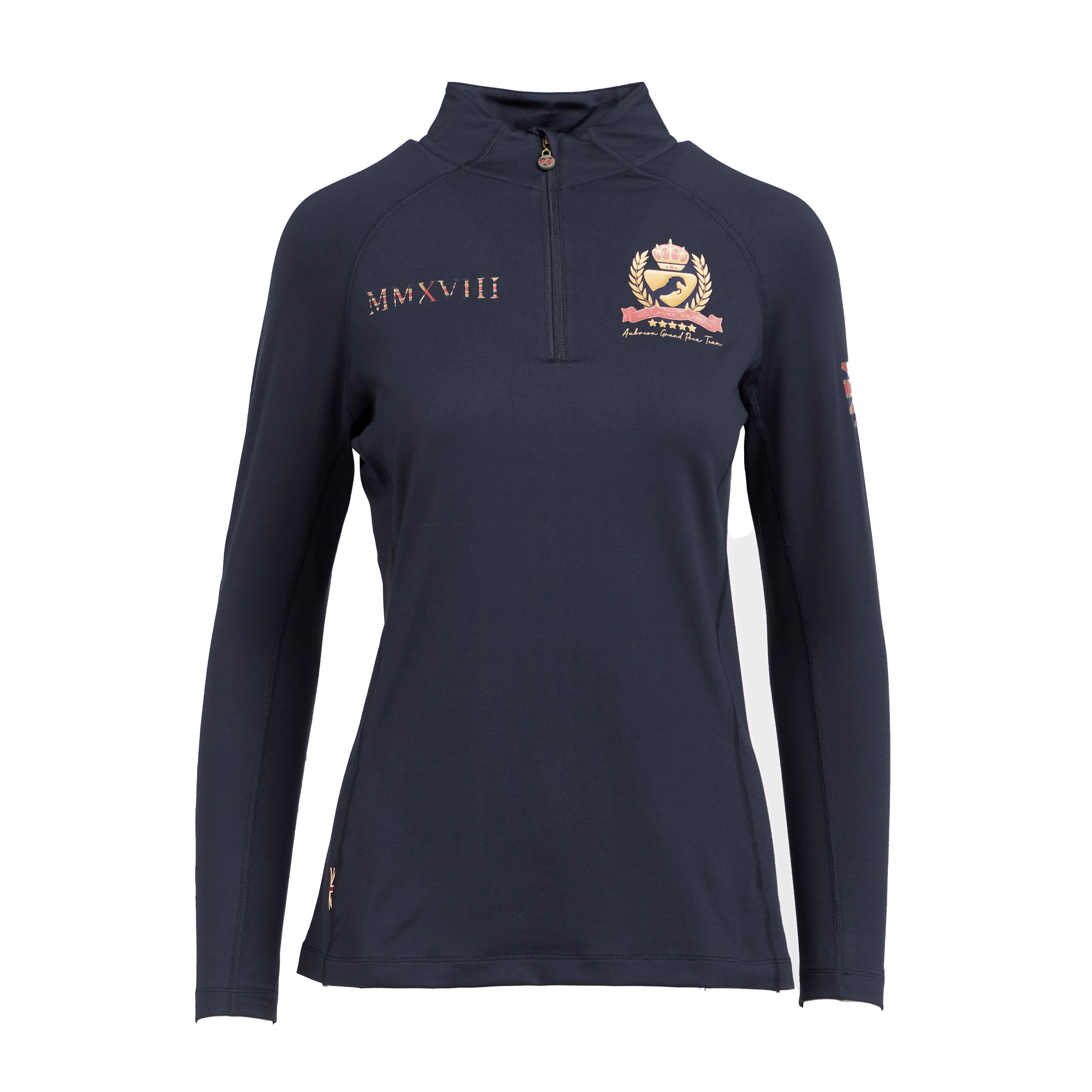 Womens Team Long Sleeve Base Layer Navy