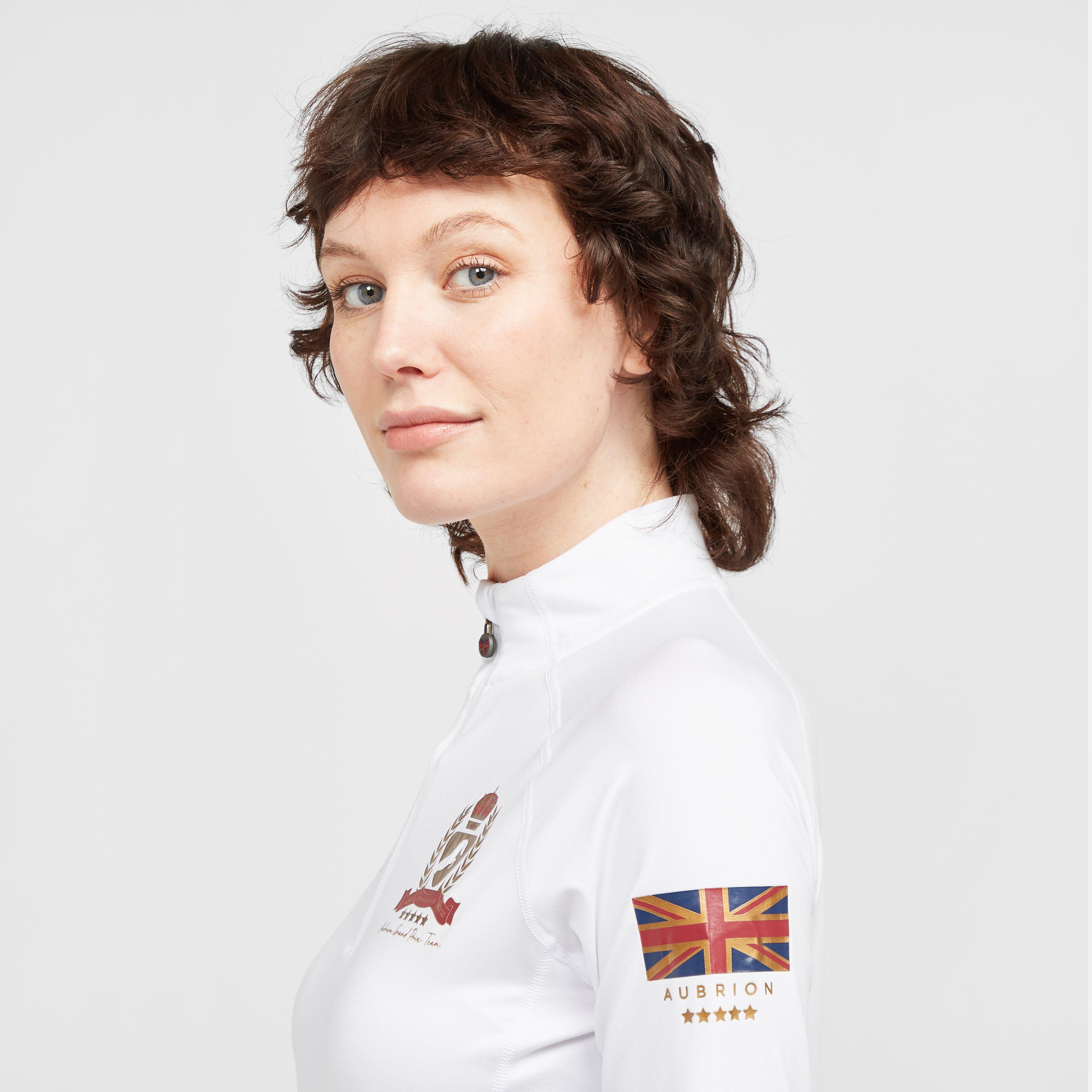 Womens Team Long Sleeve Base Layer White