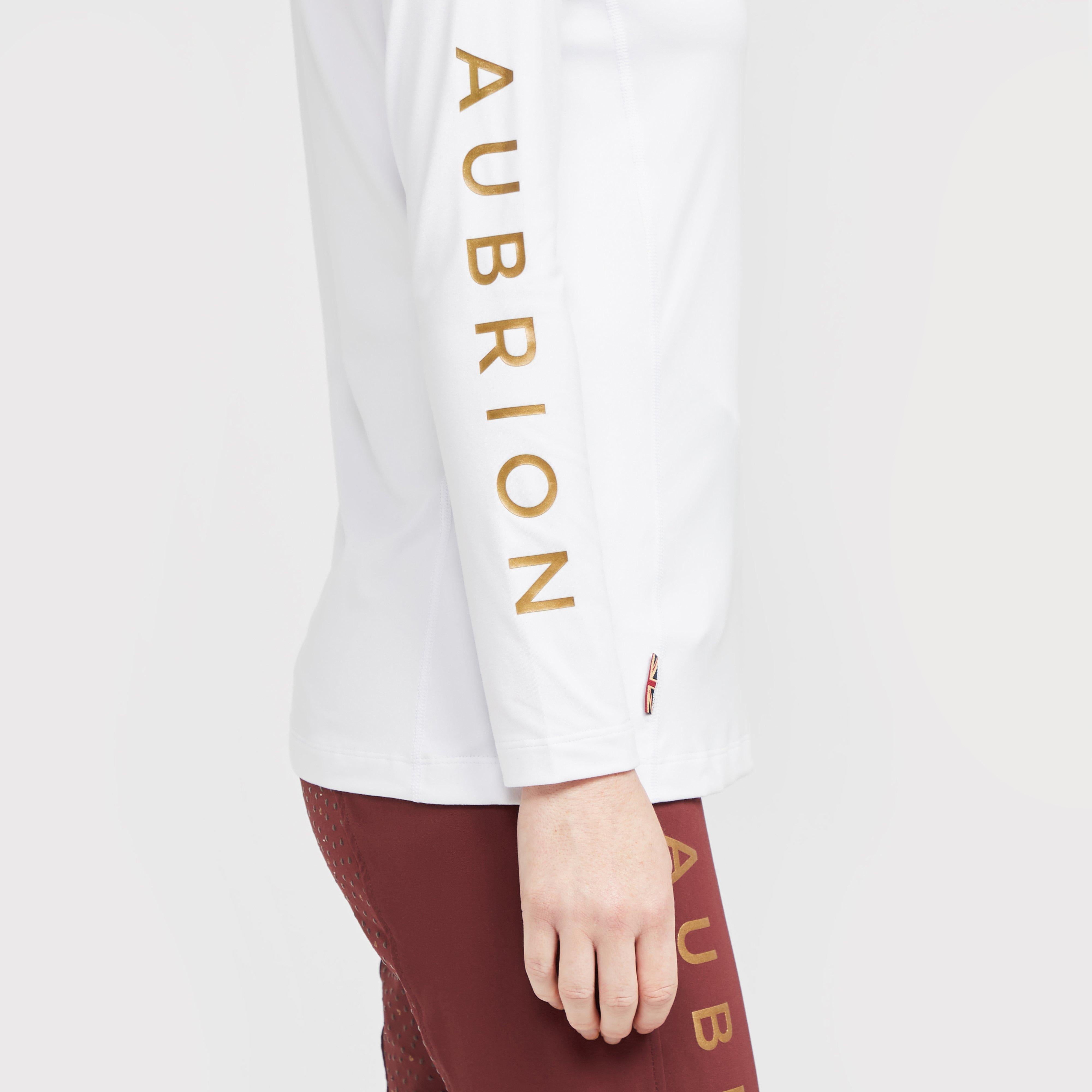 Womens Team Long Sleeve Base Layer White