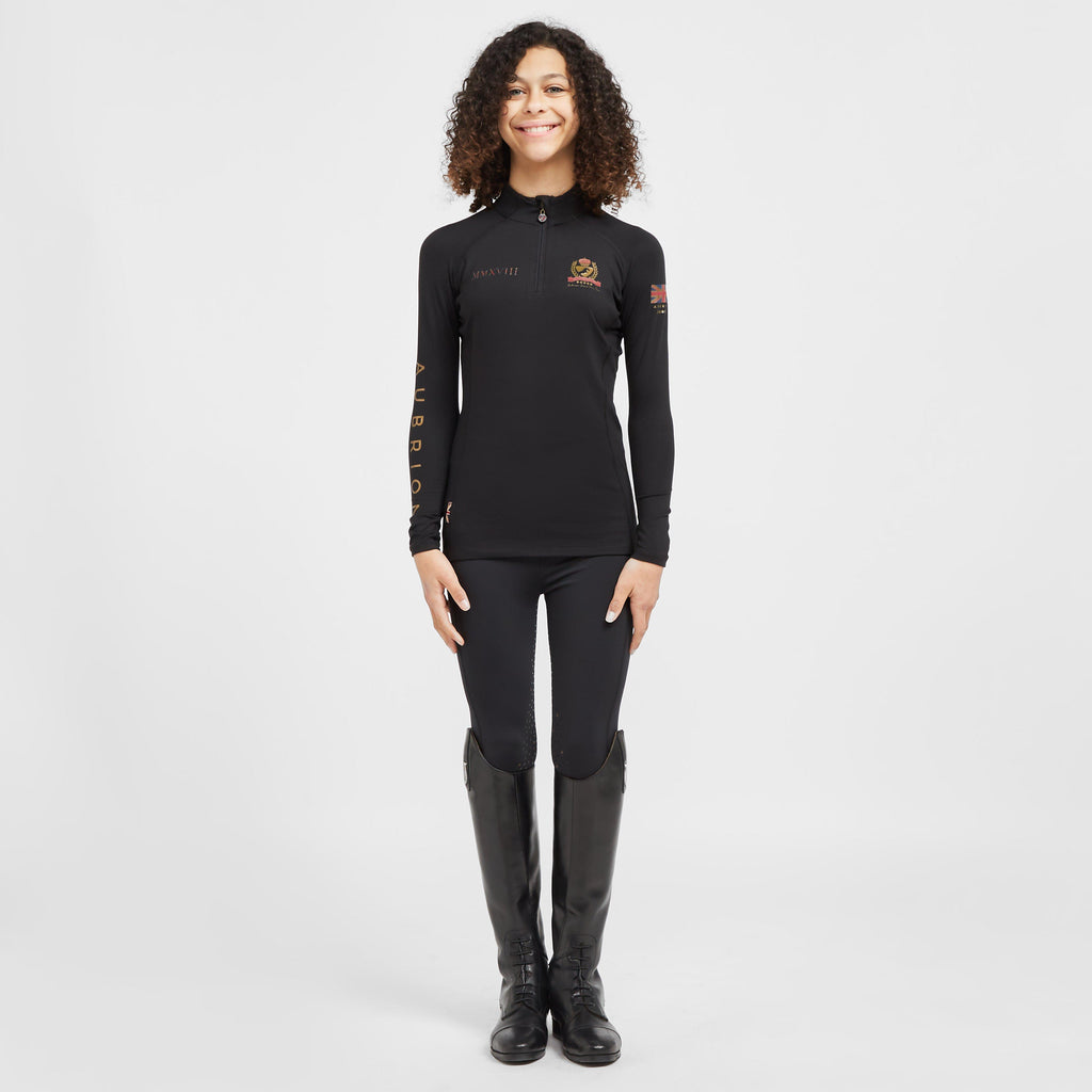 Childs Team Long Sleeve Base Layer Black