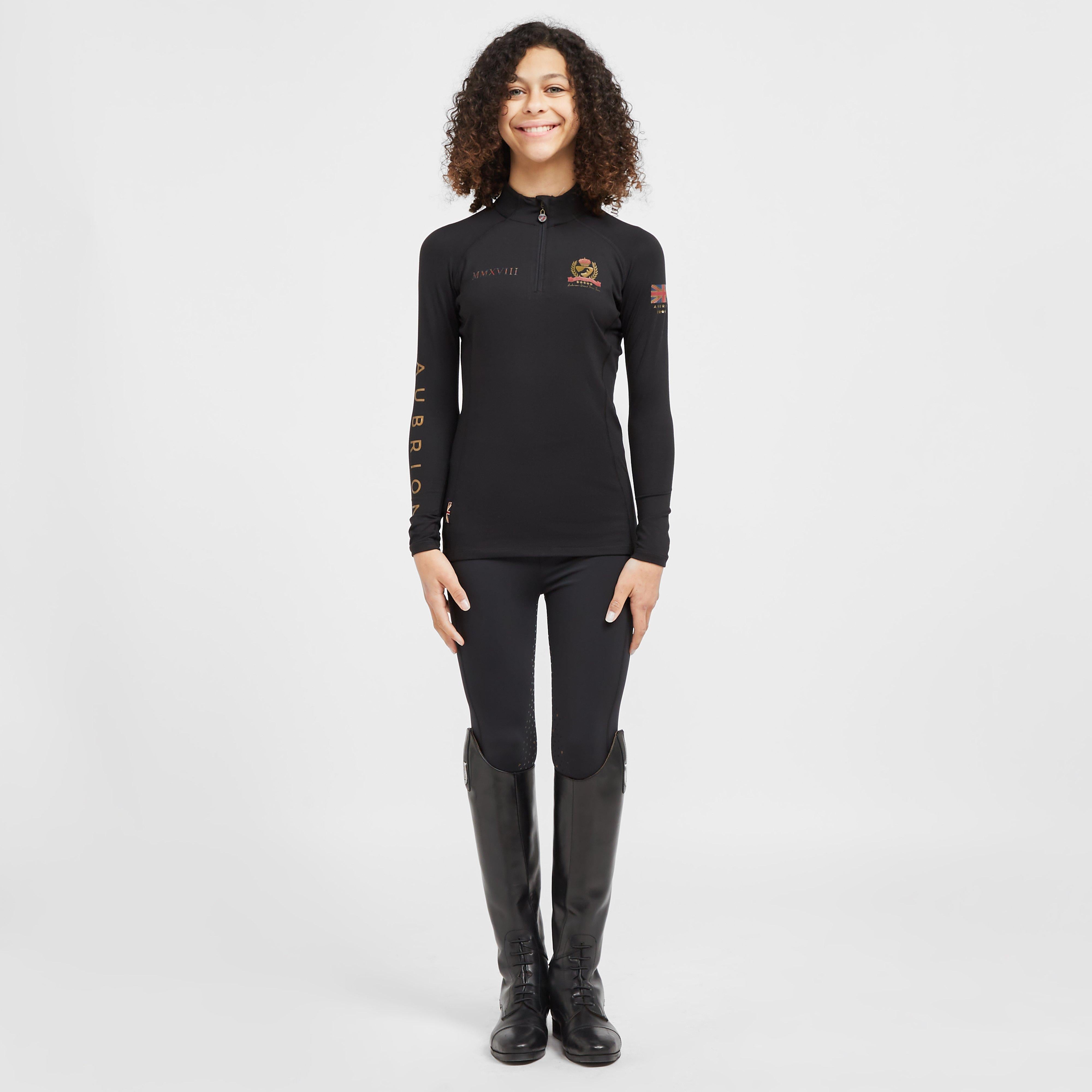 Childs Team Long Sleeve Base Layer Black