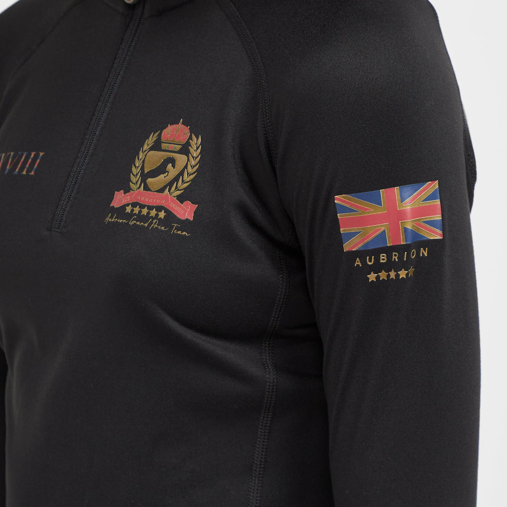 Childs Team Long Sleeve Base Layer Black