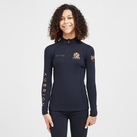Childs Team Long Sleeve Base Layer Navy