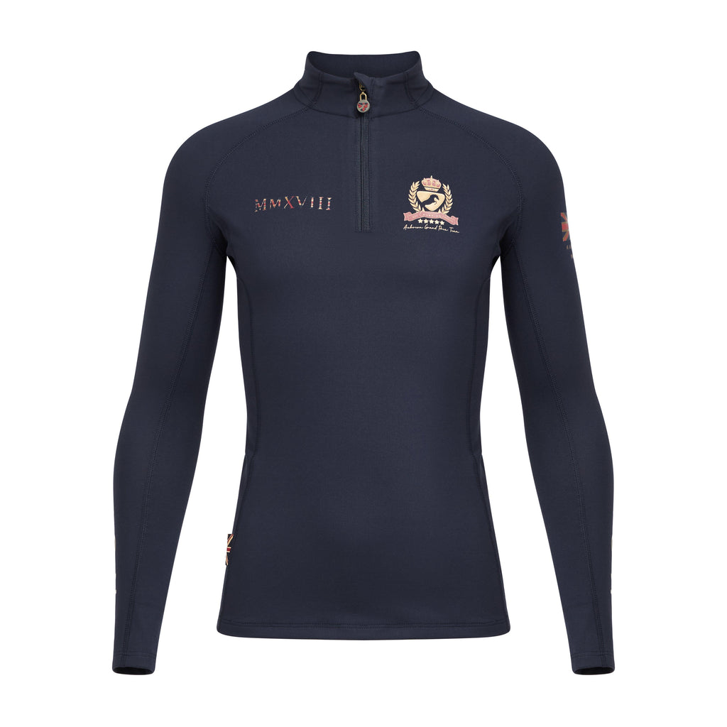 Childs Team Long Sleeve Base Layer Navy