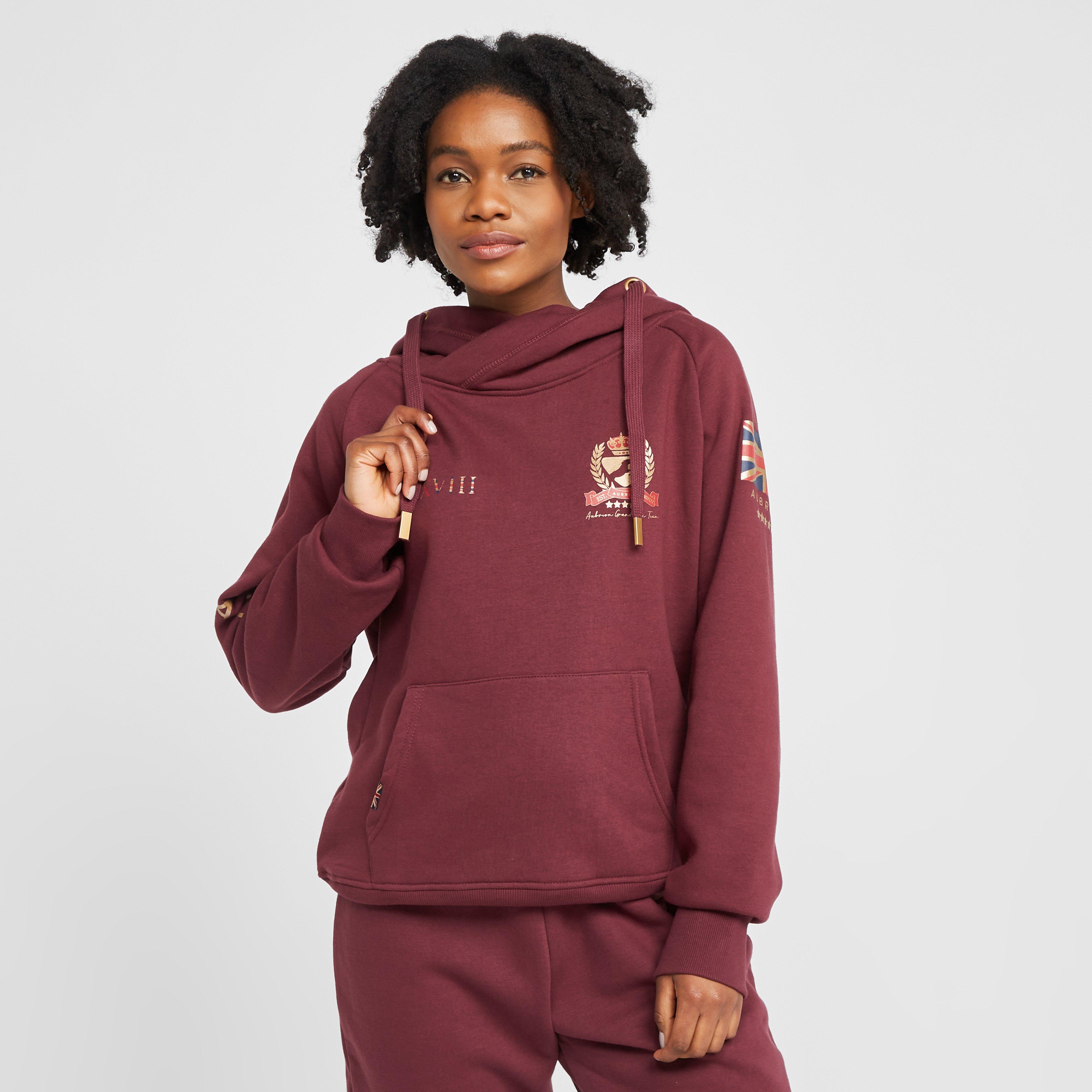 Womens Team Hoodie Burgundy