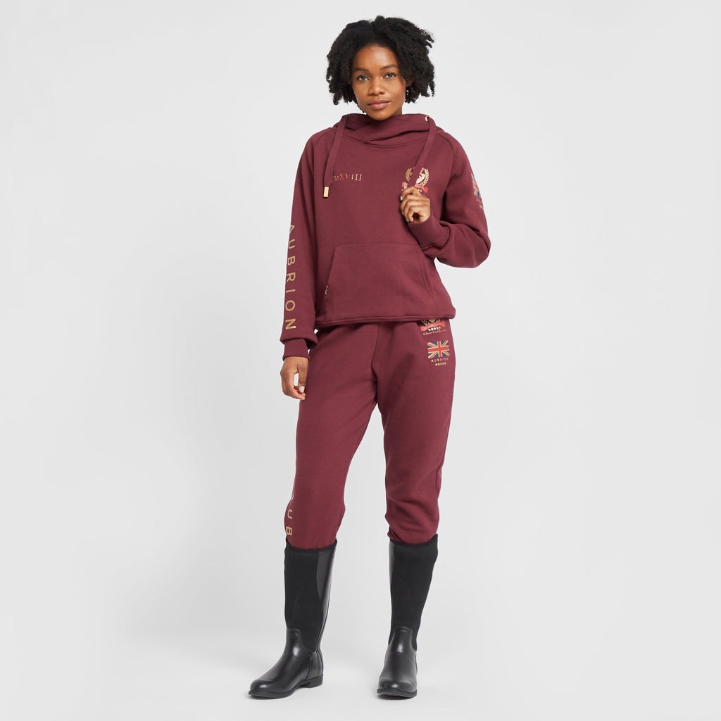 Womens Team Hoodie Burgundy
