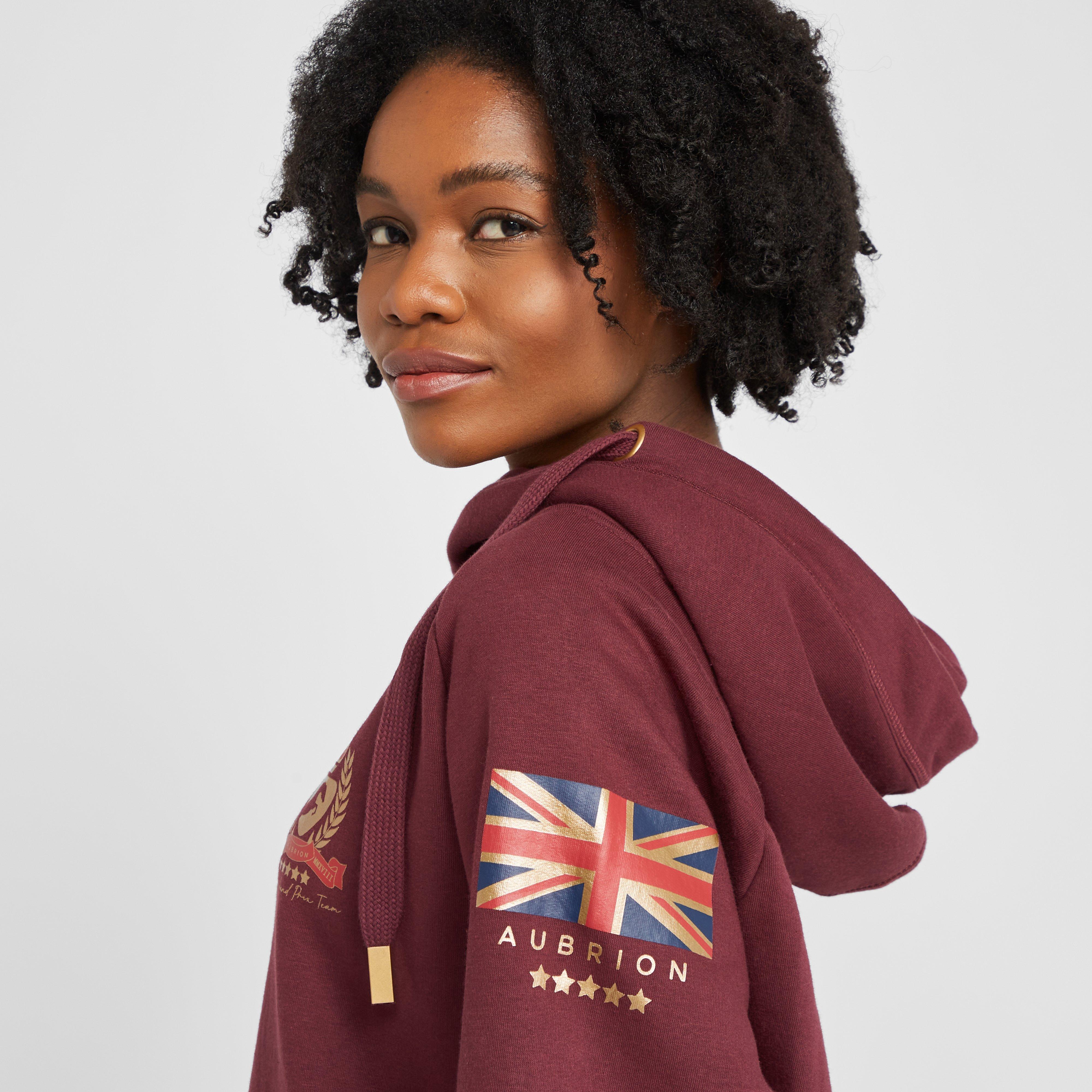 Womens Team Hoodie Burgundy