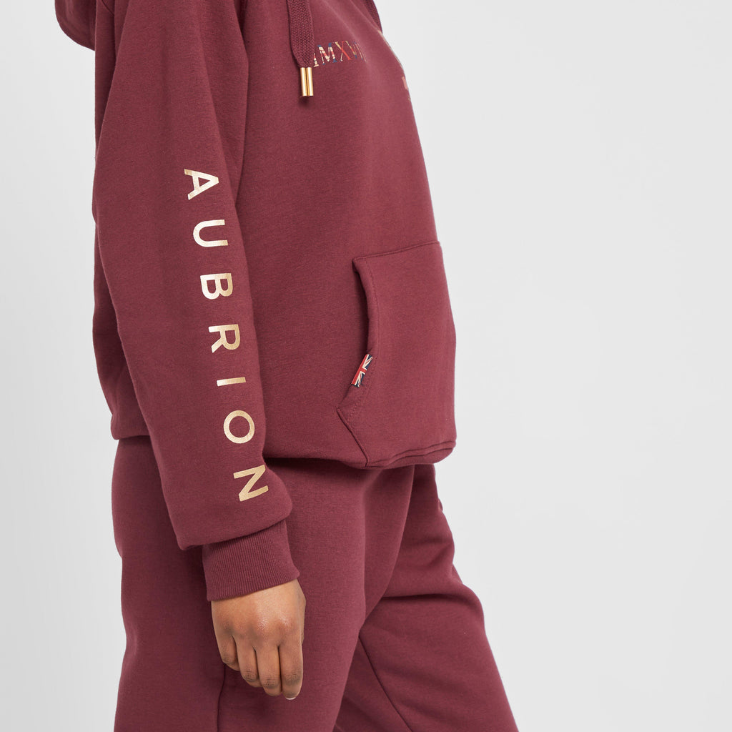 Womens Team Hoodie Burgundy