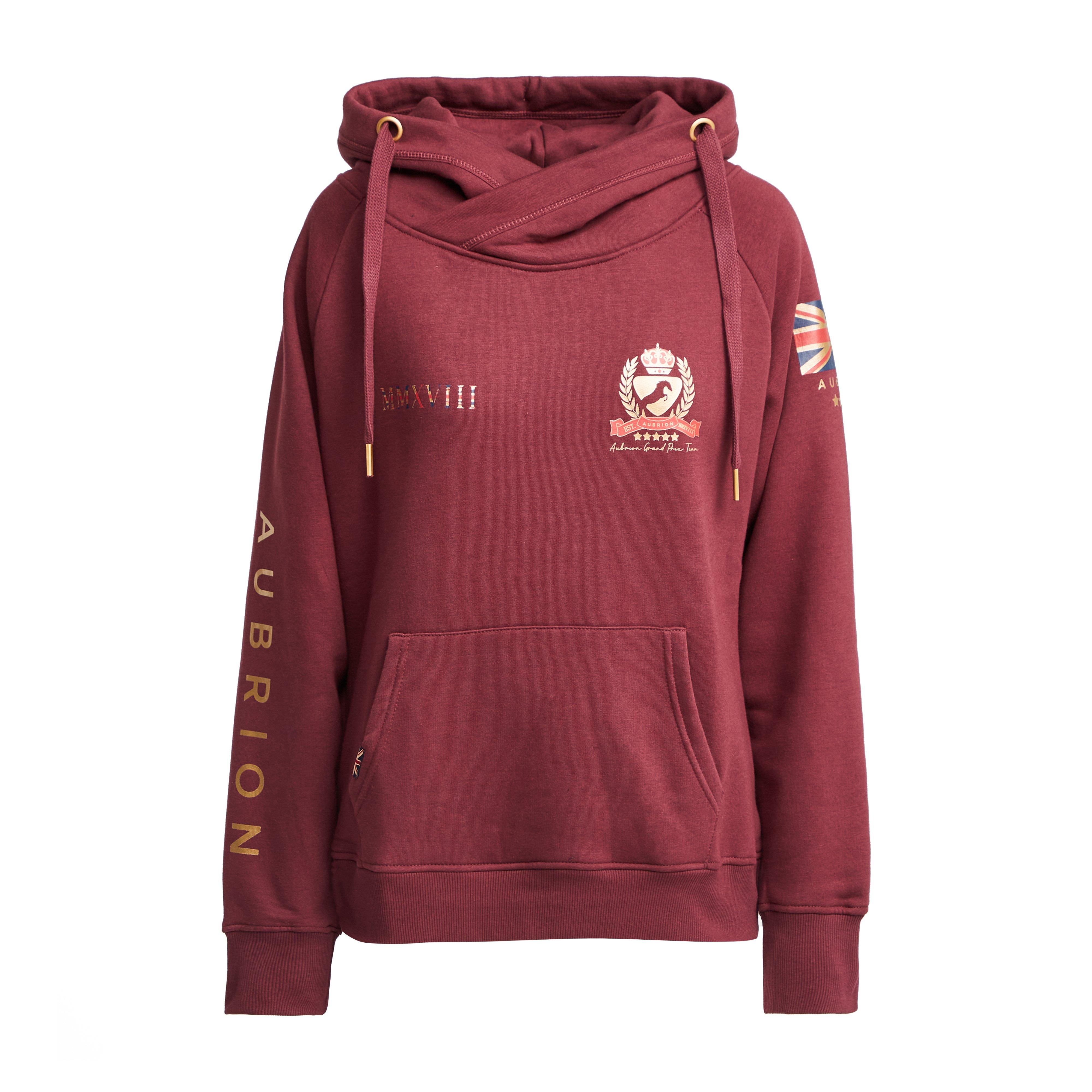 Womens Team Hoodie Burgundy
