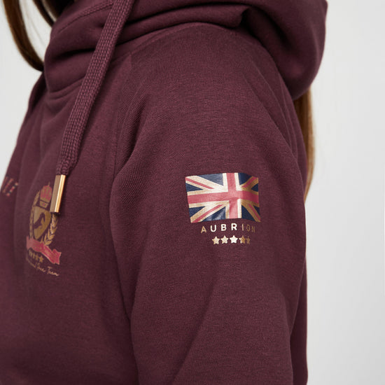 Young Rider Team Hoodie Burgundy