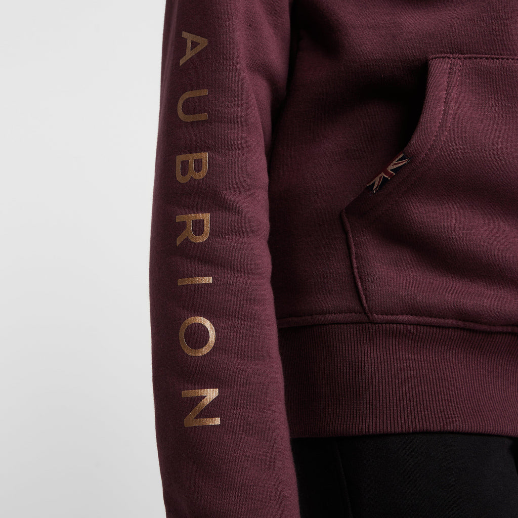 Young Rider Team Hoodie Burgundy