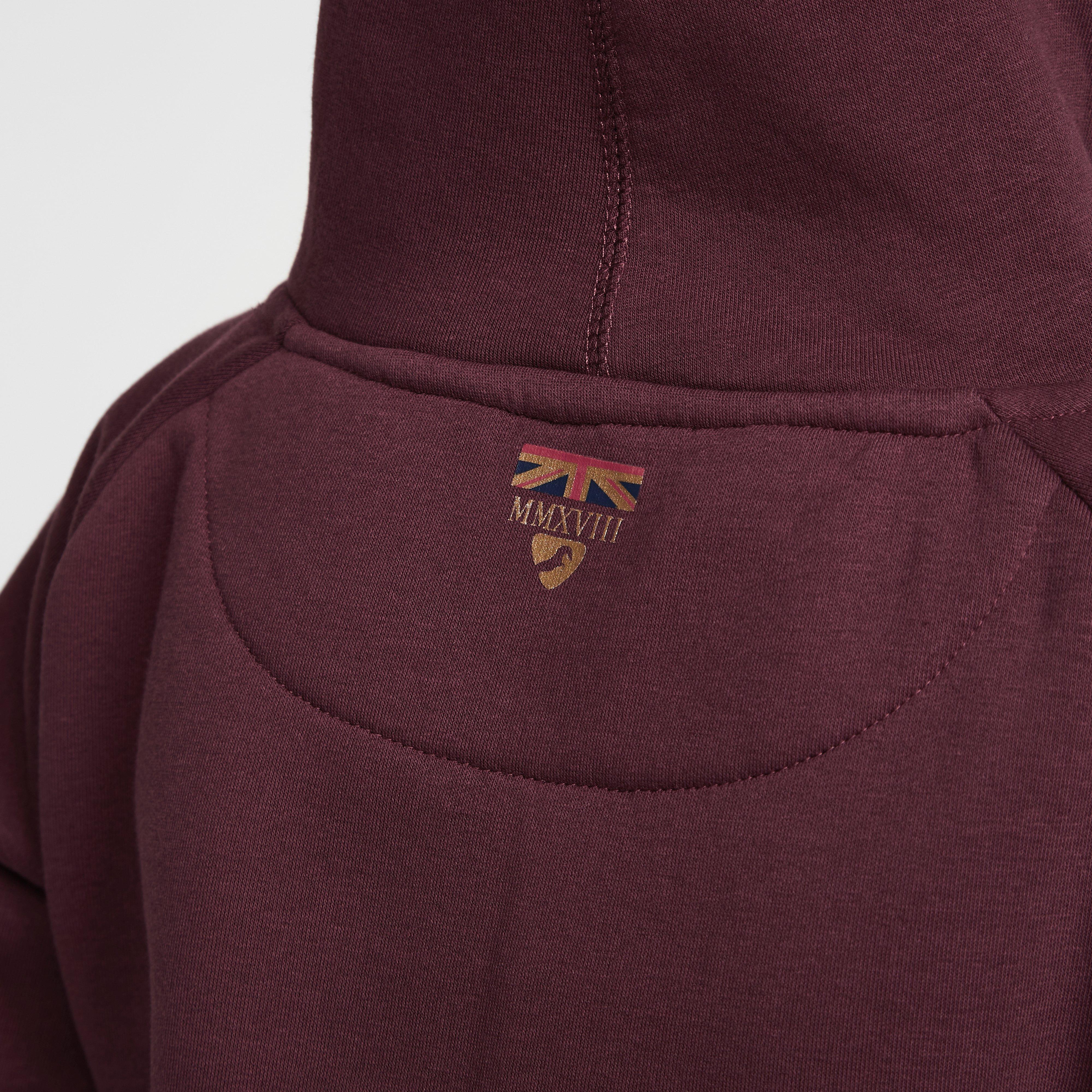 Young Rider Team Hoodie Burgundy