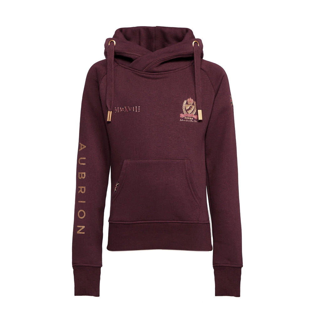 Young Rider Team Hoodie Burgundy