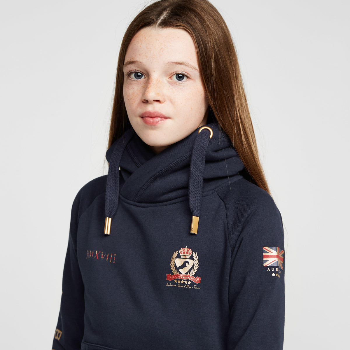 Young Rider Team Hoodie Navy