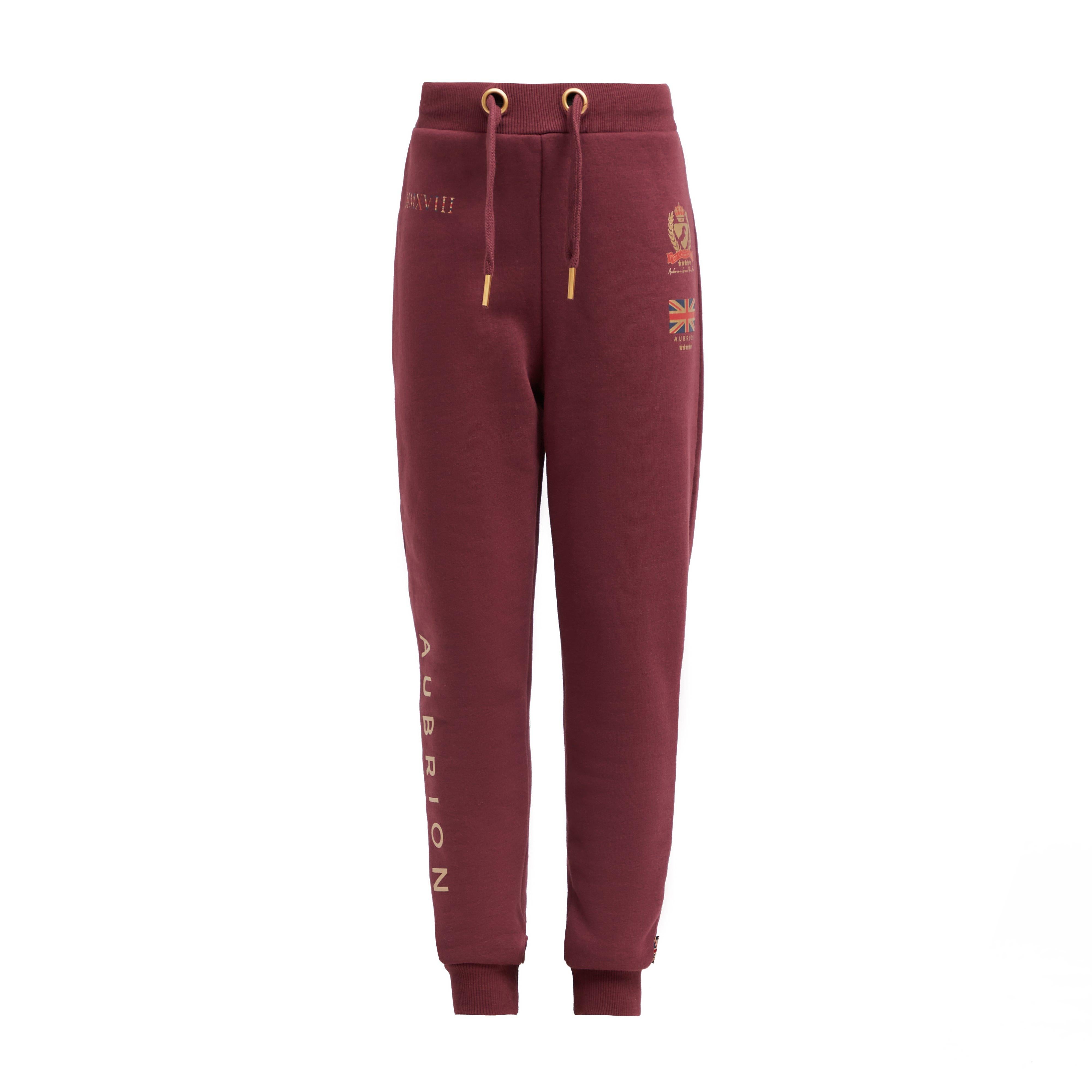 Young Rider Team Joggers Burgundy