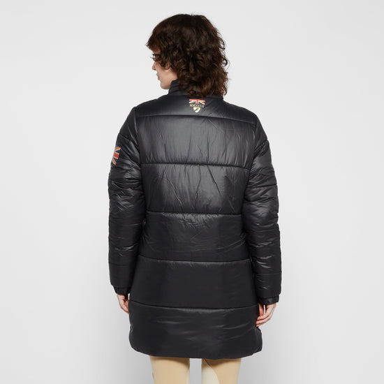 Womens Team Padded Coat Black