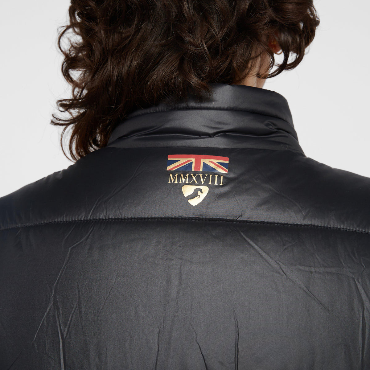 Womens Team Padded Coat Black