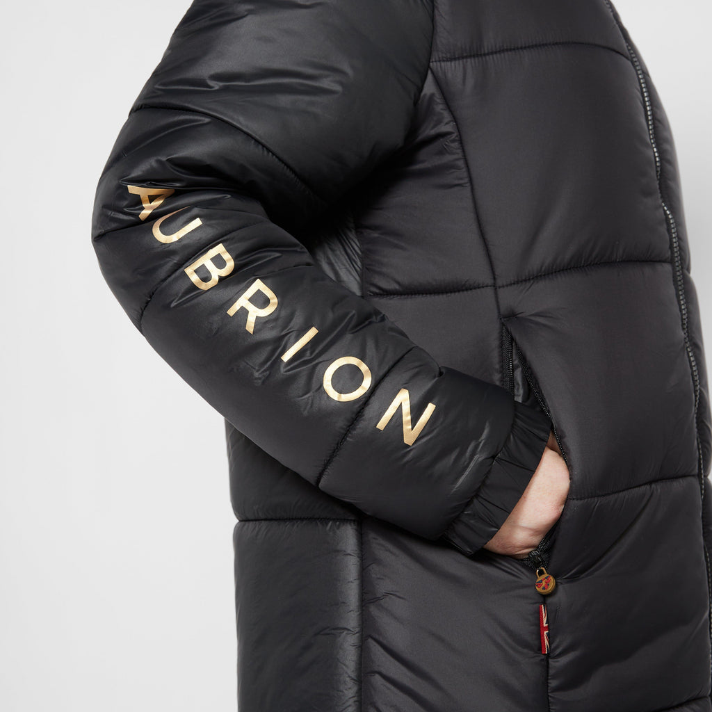 Womens Team Padded Coat Black