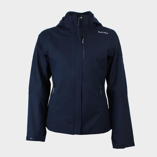 Womens Coastal Waterproof Jacket Navy