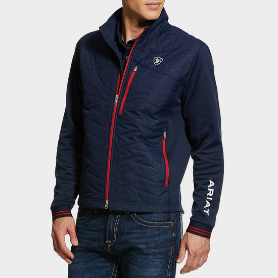 Mens Hybrid Jacket Team Navy