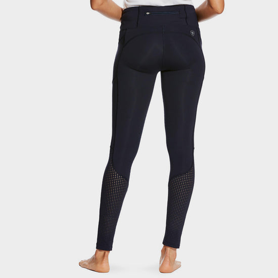 Ladies Eos Knee Patch Tights Navy