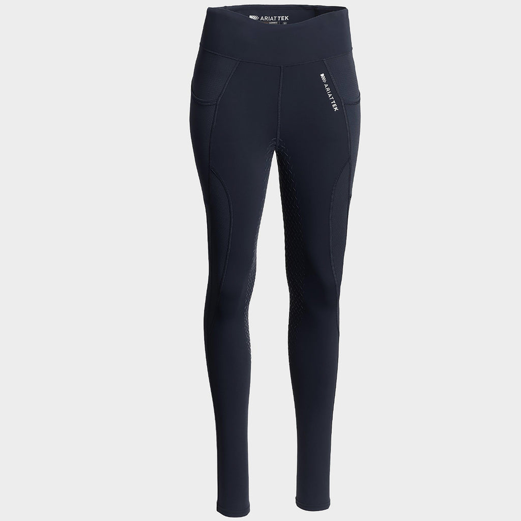 Ladies Prevail Insulated Full Seat Tights Navy Reflective