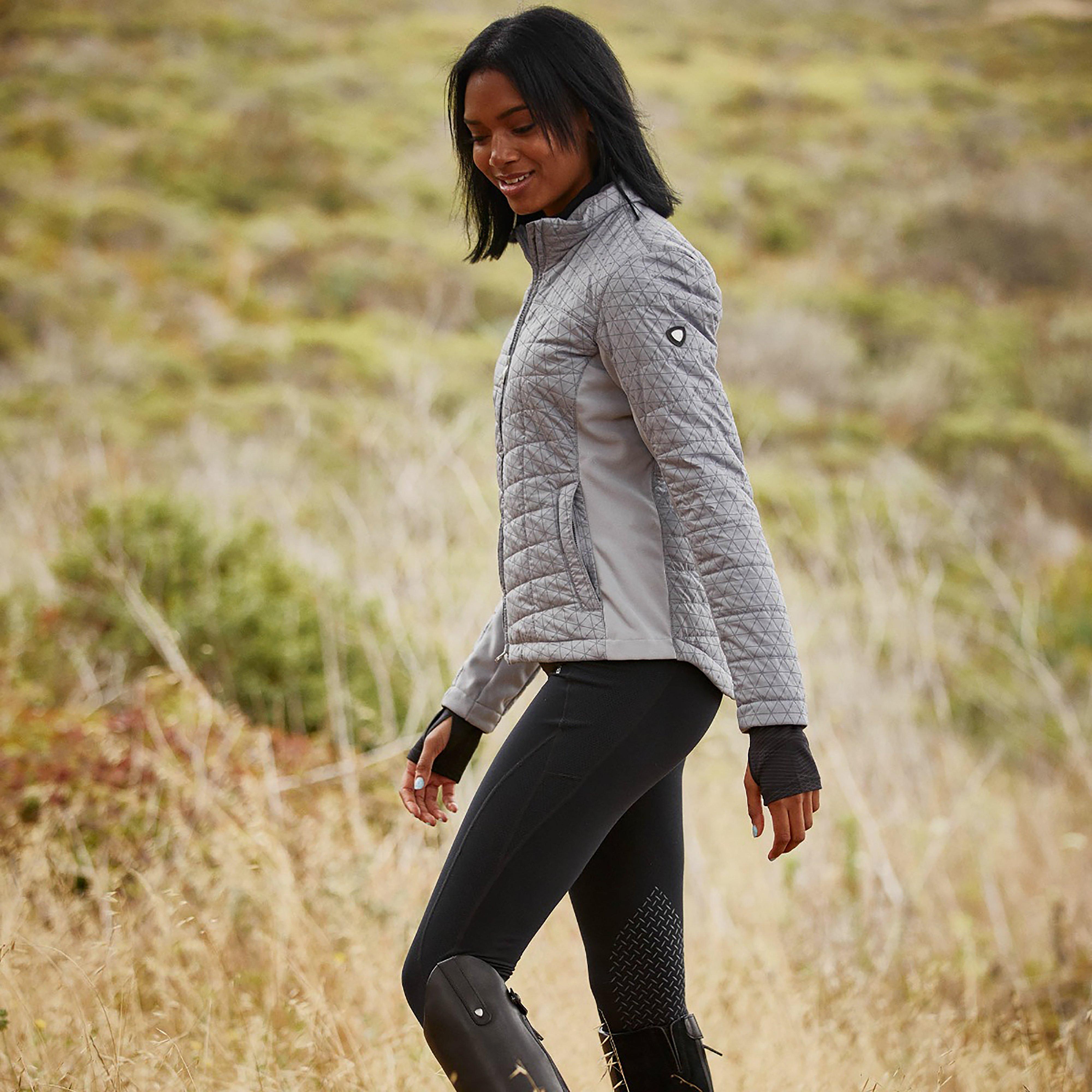 Ladies Prevail Insulated Full Seat Tights Navy Reflective