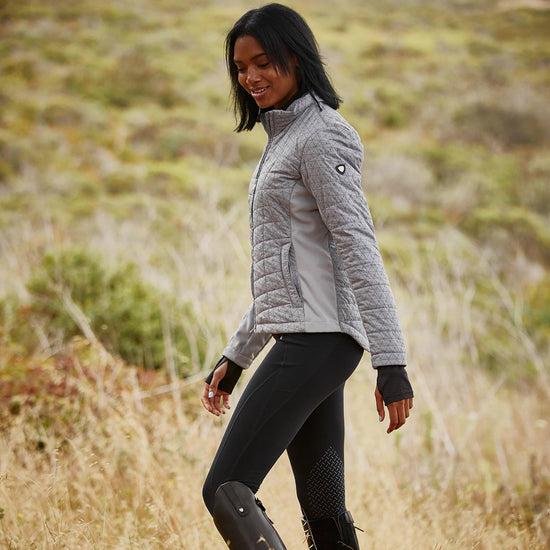 Ladies Prevail Insulated Full Seat Tights Navy Reflective