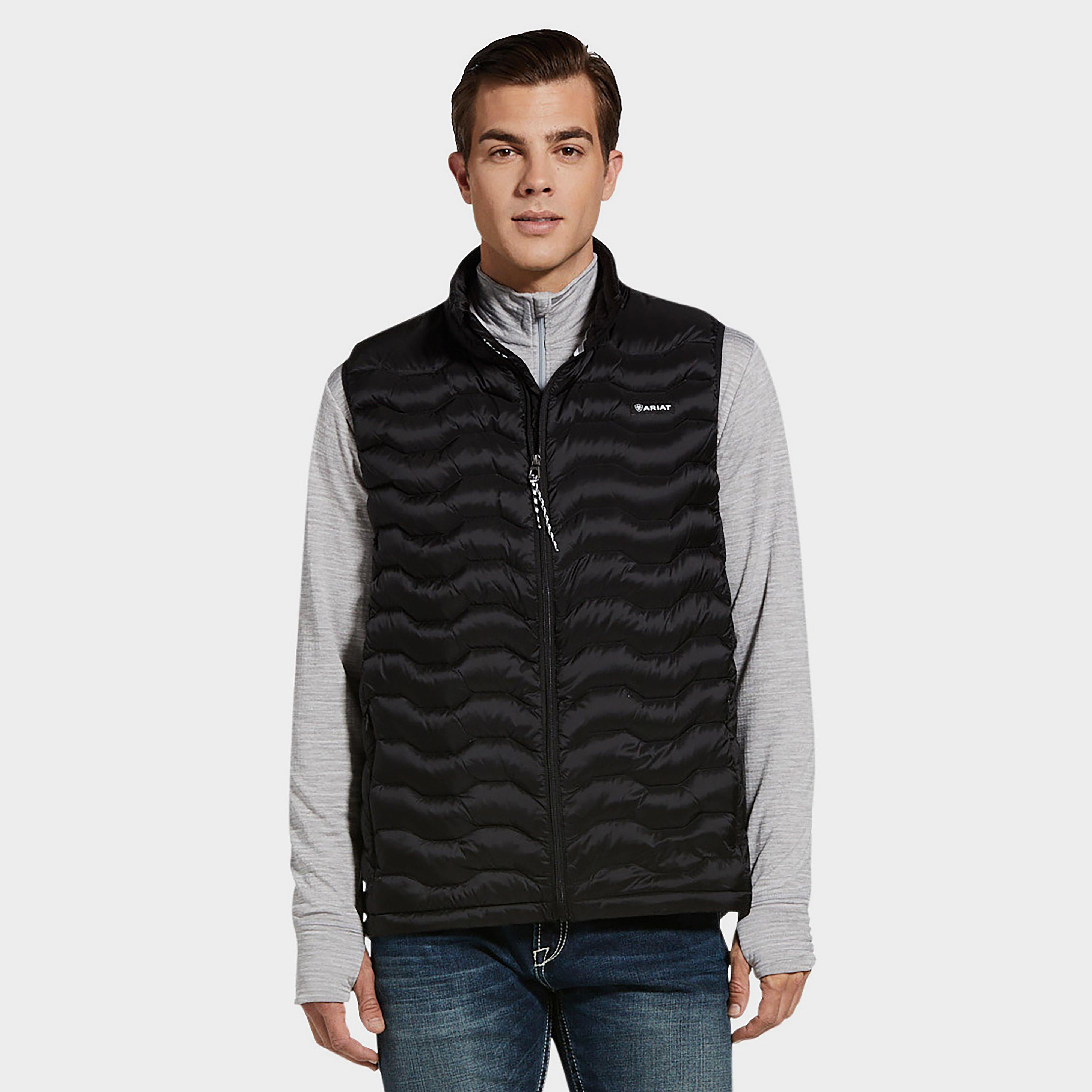 Mens Ideal V Down Gilet Black