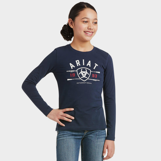 Childs International Logo Tee Navy