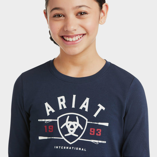 Childs International Logo Tee Navy