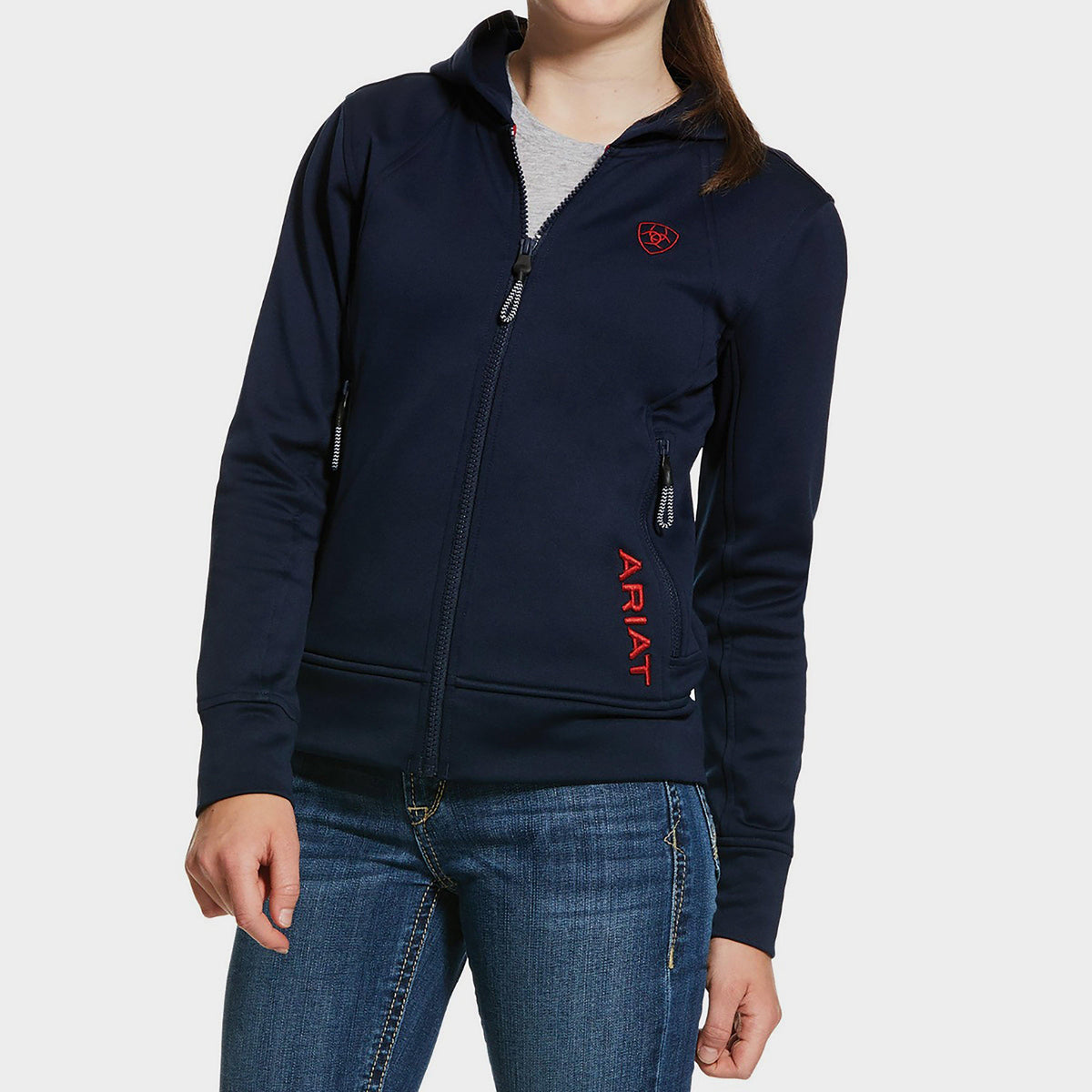 Childs Keats Full Zip Hoodie Team Navy