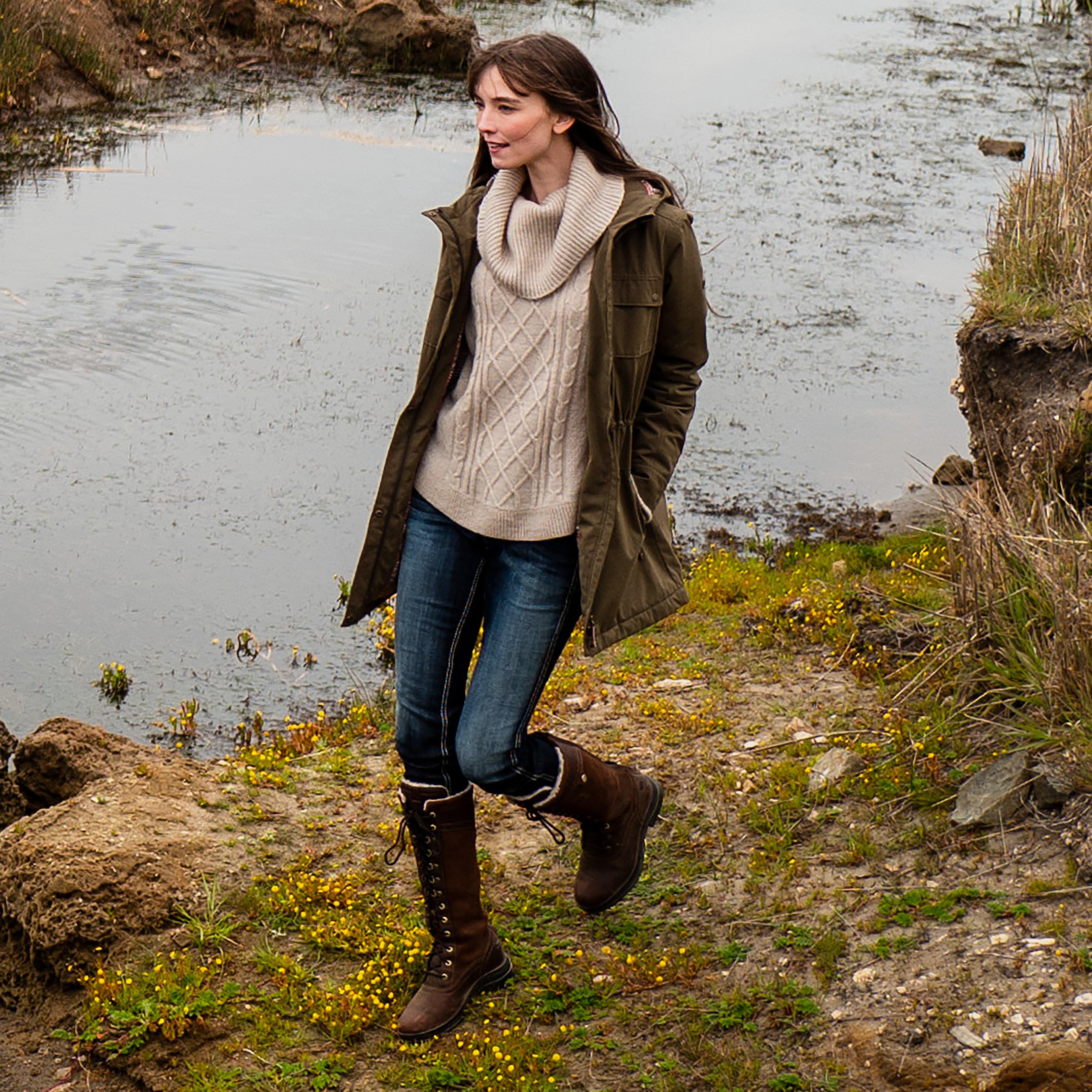 Womens Wythburn Tall H2O Boots Dark Brown