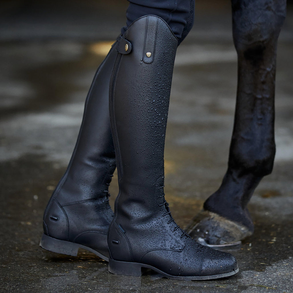 Womens Heritage Contour II Insulated Field Zip Boots Black