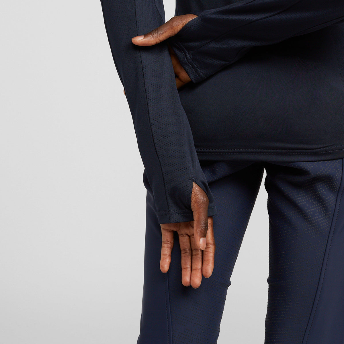 Womens Aveen Technical Long Sleeve Top Navy