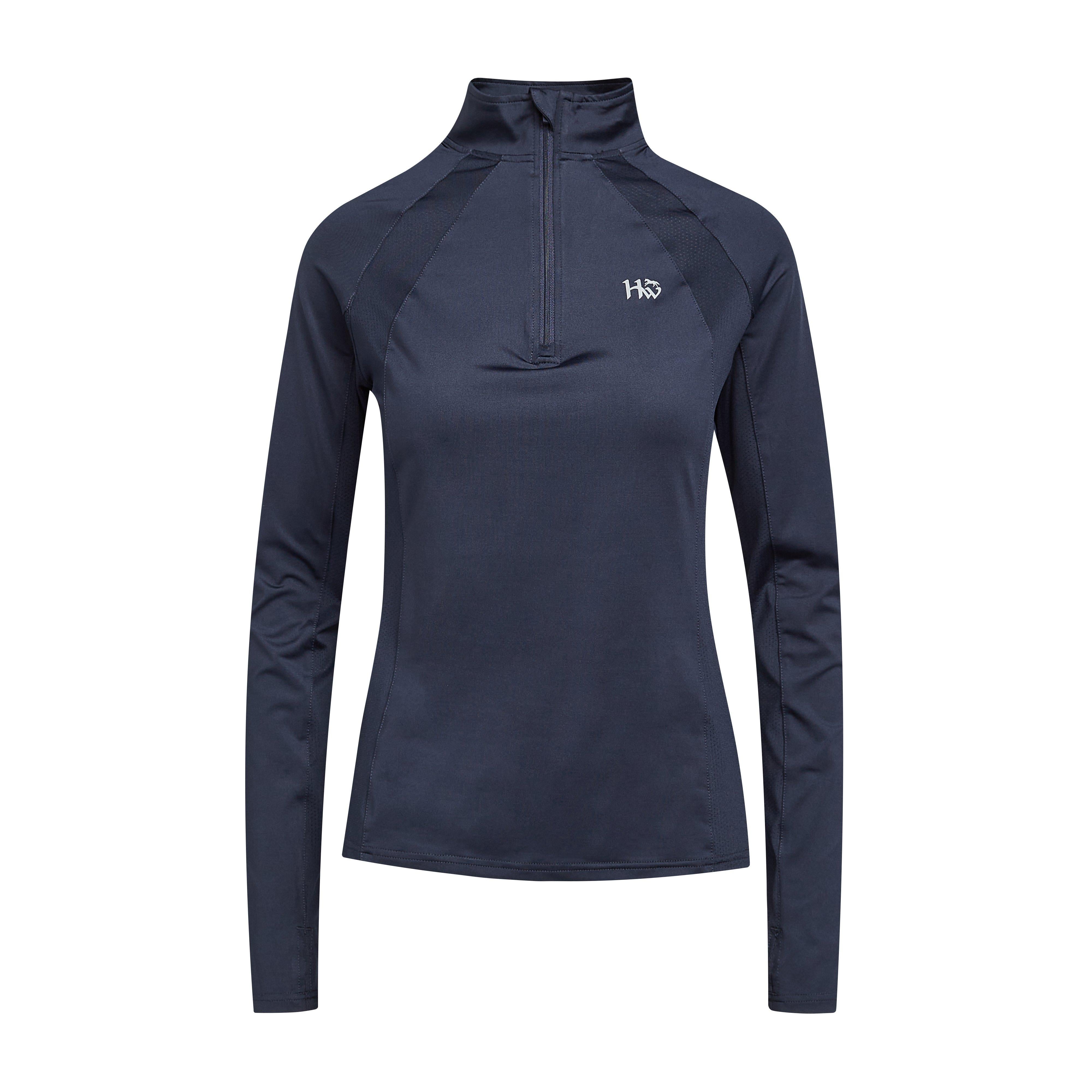 Womens Aveen Technical Long Sleeve Top Navy