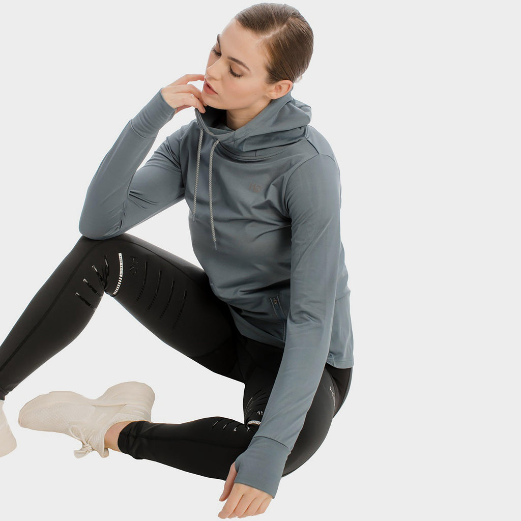 Womens Technical Hooded Fleece Winter Ocean