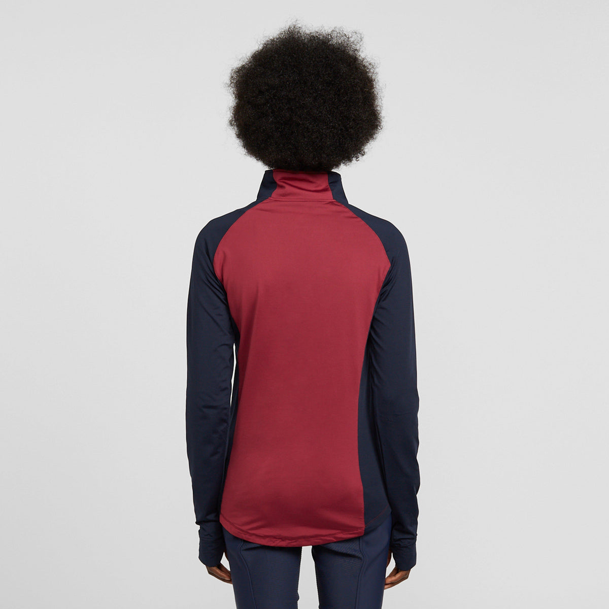 Womens Thea Technical 1/4 Zip Fleece Navy Spice