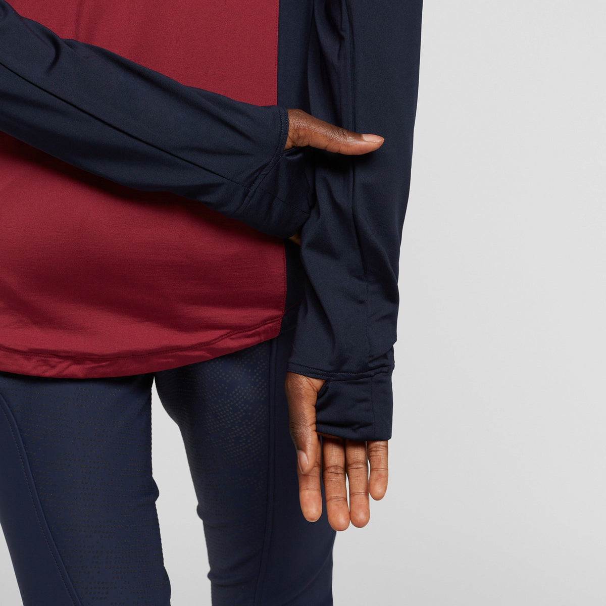 Womens Thea Technical 1/4 Zip Fleece Navy Spice