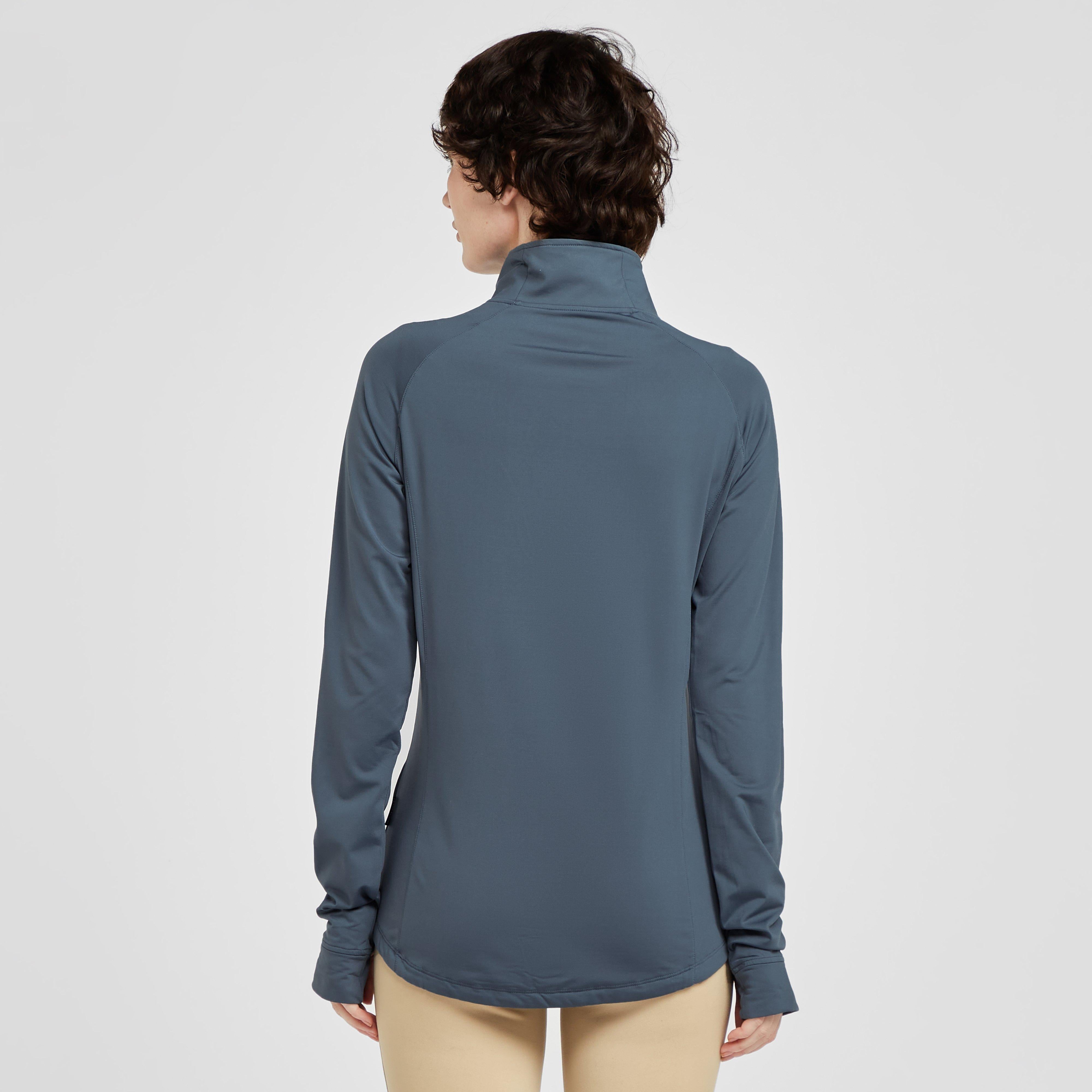 Womens Thea Technical 1/4 Zip Fleece Winter Ocean