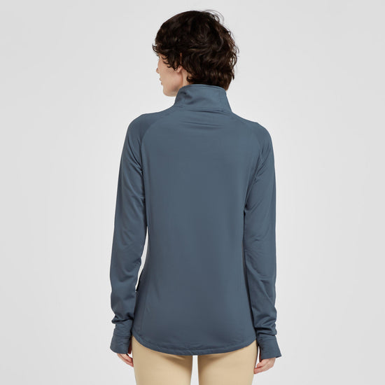 Womens Thea Technical 1/4 Zip Fleece Winter Ocean