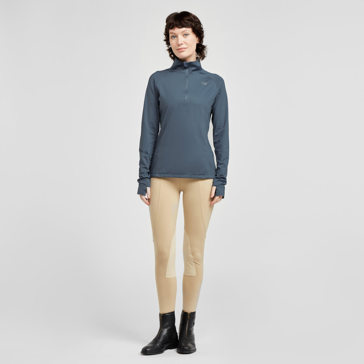 Womens Thea Technical 1/4 Zip Fleece Winter Ocean