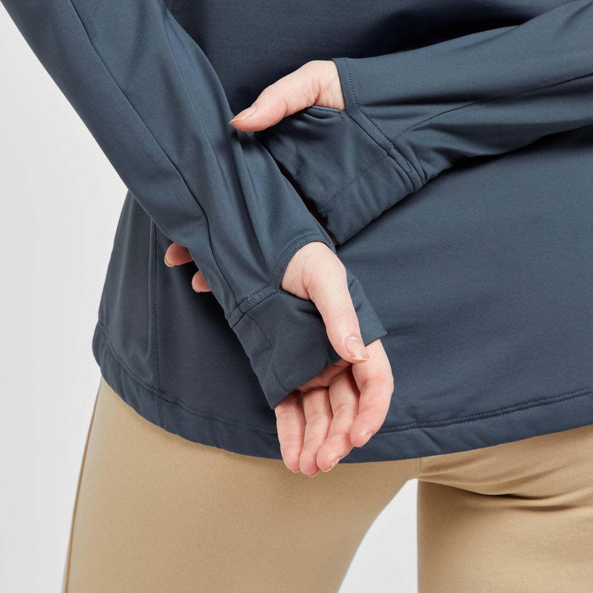 Womens Thea Technical 1/4 Zip Fleece Winter Ocean