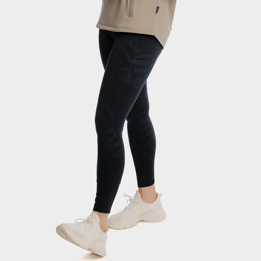 Womens Winter Riding Tights Navy