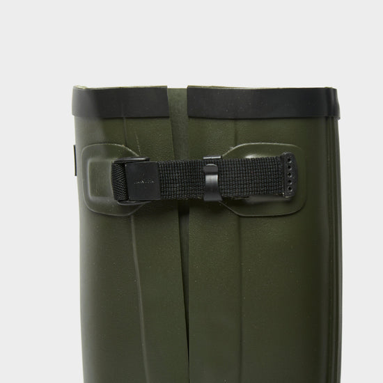 Unisex Balmoral Classic Side Adjustable Wellington Boots Dark Olive