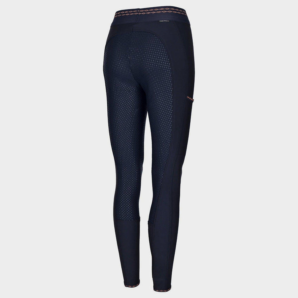 Womens Juli Grip Athleisure Tights Navy