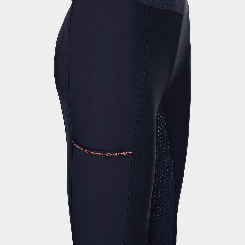 Womens Juli Grip Athleisure Tights Navy