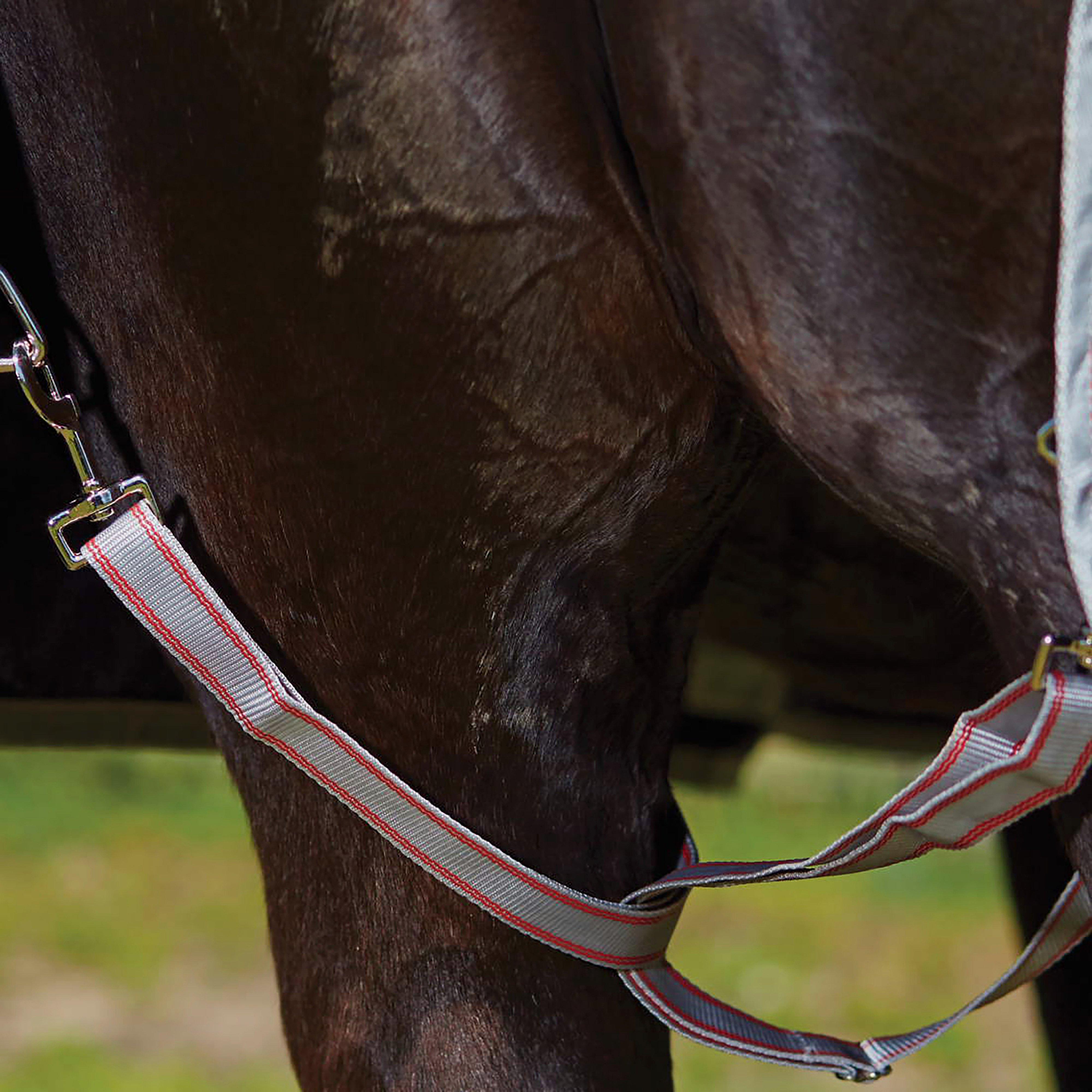 ComFiTec Classic 300g Heavyweight Combo Turnout Rug Red/Silver/Navy