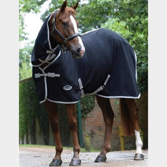 Therapy-Tec Combo Neck Fleece Rug Black/Silver